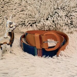 90s Woven Guatemalan Belt Size S/M